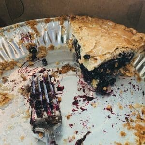 blueberry pie