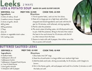 Leek Recipes at Forsythe Family Farms