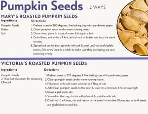 Pumpkin Seed Recipes at Forsythe Family Farms