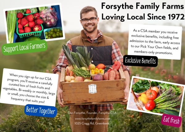 CSA at Forsythe Family Farms - Locally grown join our csa for local, Canadian, good food and exclusive benefits