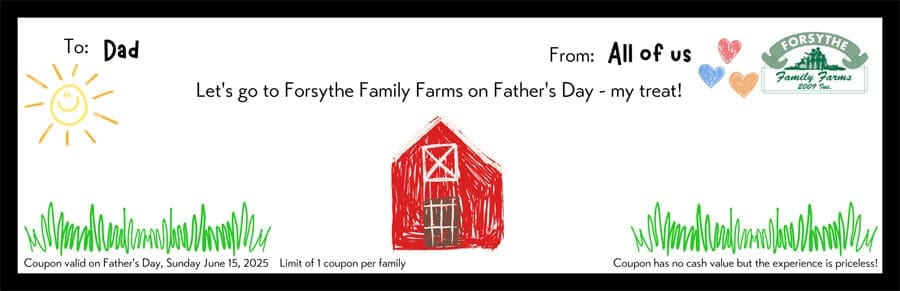 2025 Father's Day Coupon Sample