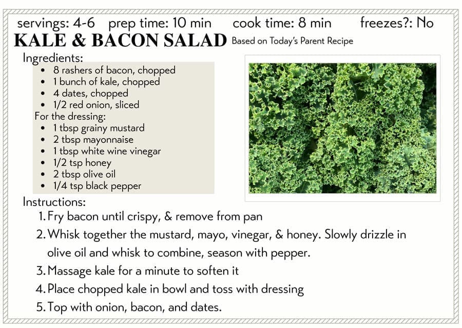 Kale Salad Forsythe Family Farms