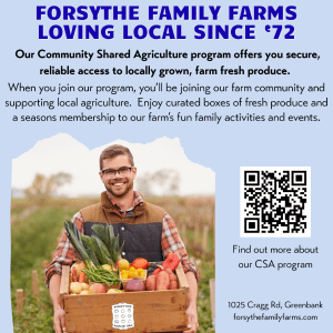 Connect to local food with our CSA program