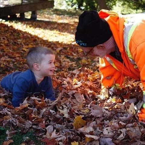Grandparents at Forsythe Family Farm